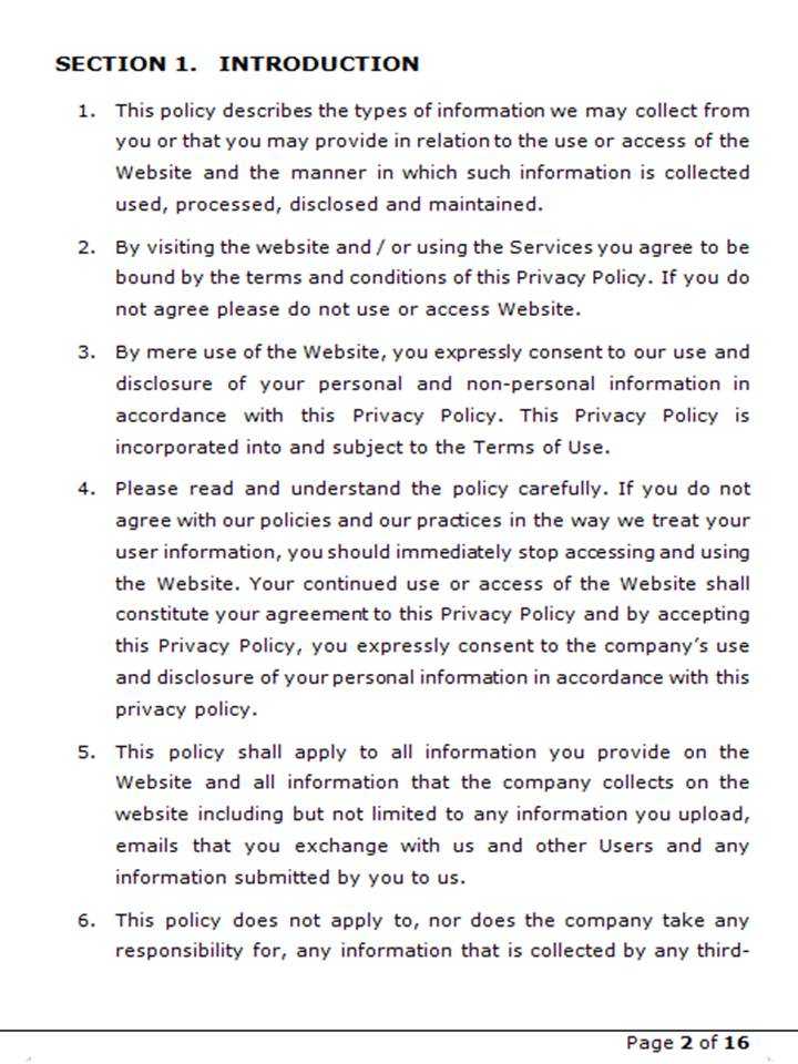 Privacy Policy 3
